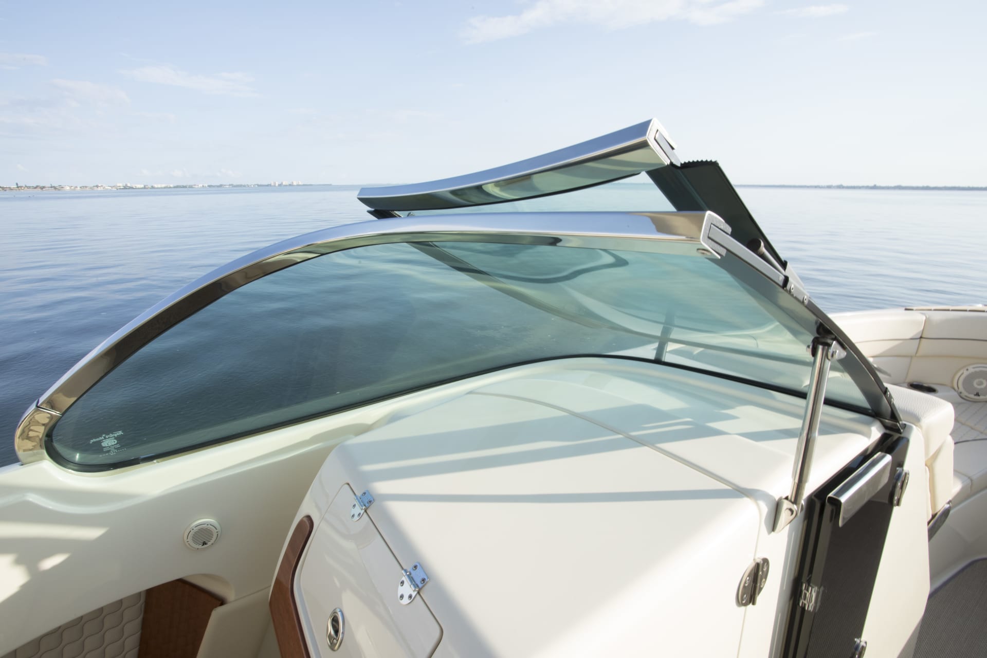 Curved Boat Windshield Glass Glazing